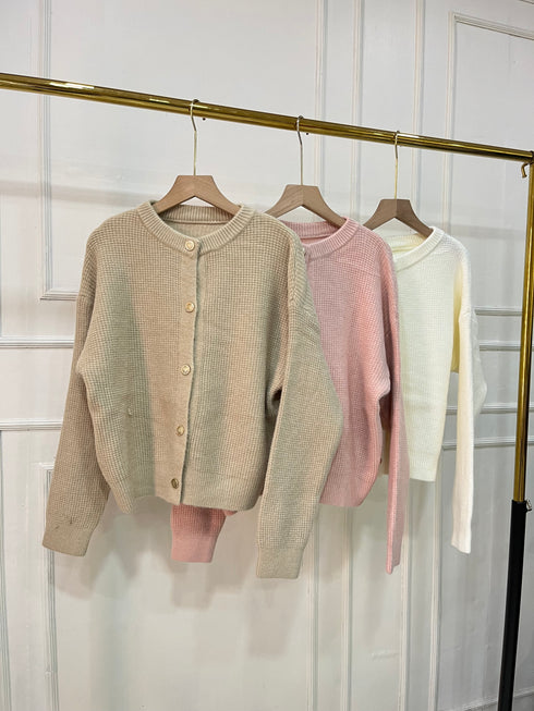 Women Casual Button Down Cardigan